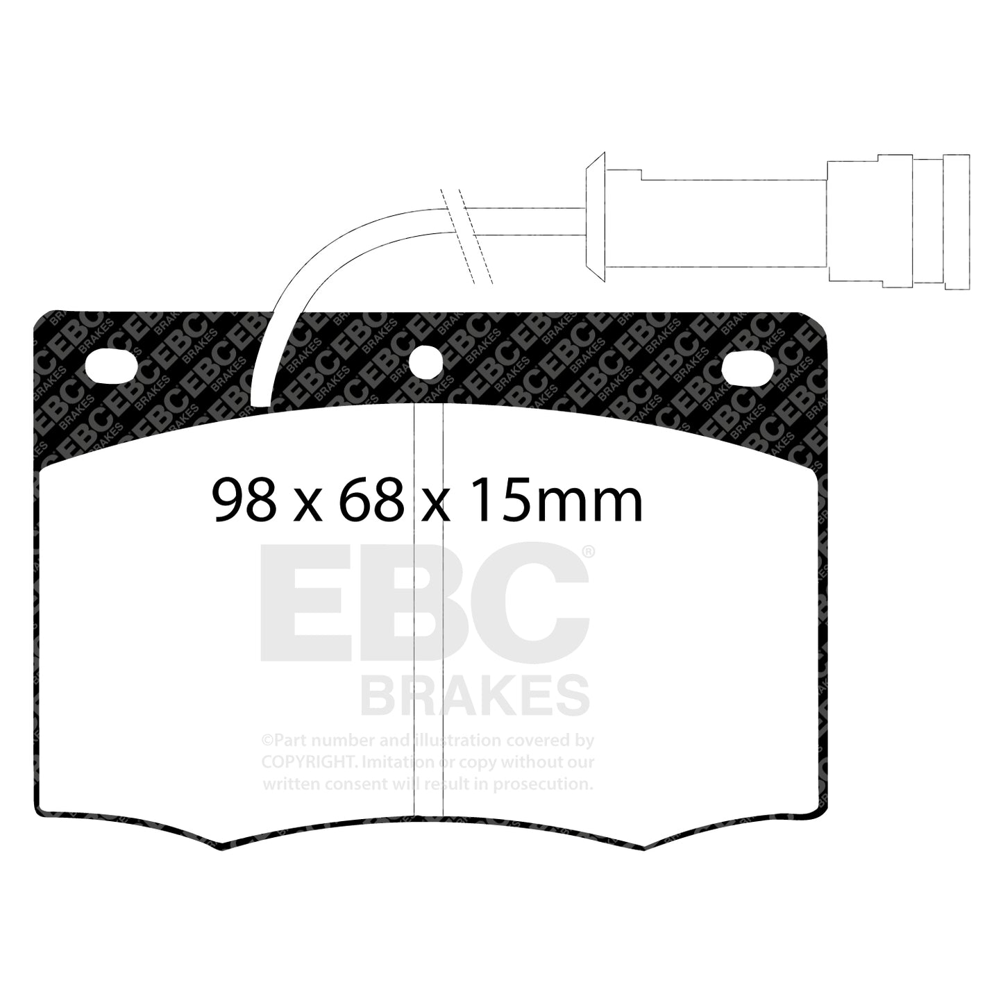 EBC Ultimax OE Replacement Brake Pad Set (DP437)