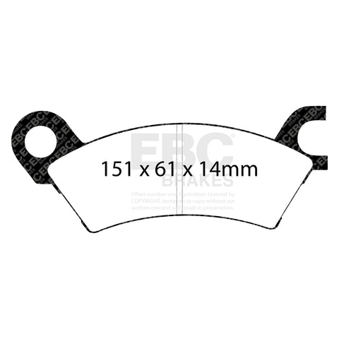 EBC Ultimax OE Replacement Brake Pad Set (DP441)