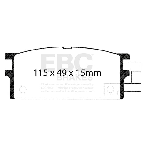 EBC Ultimax OE Replacement Brake Pad Set (DP454)