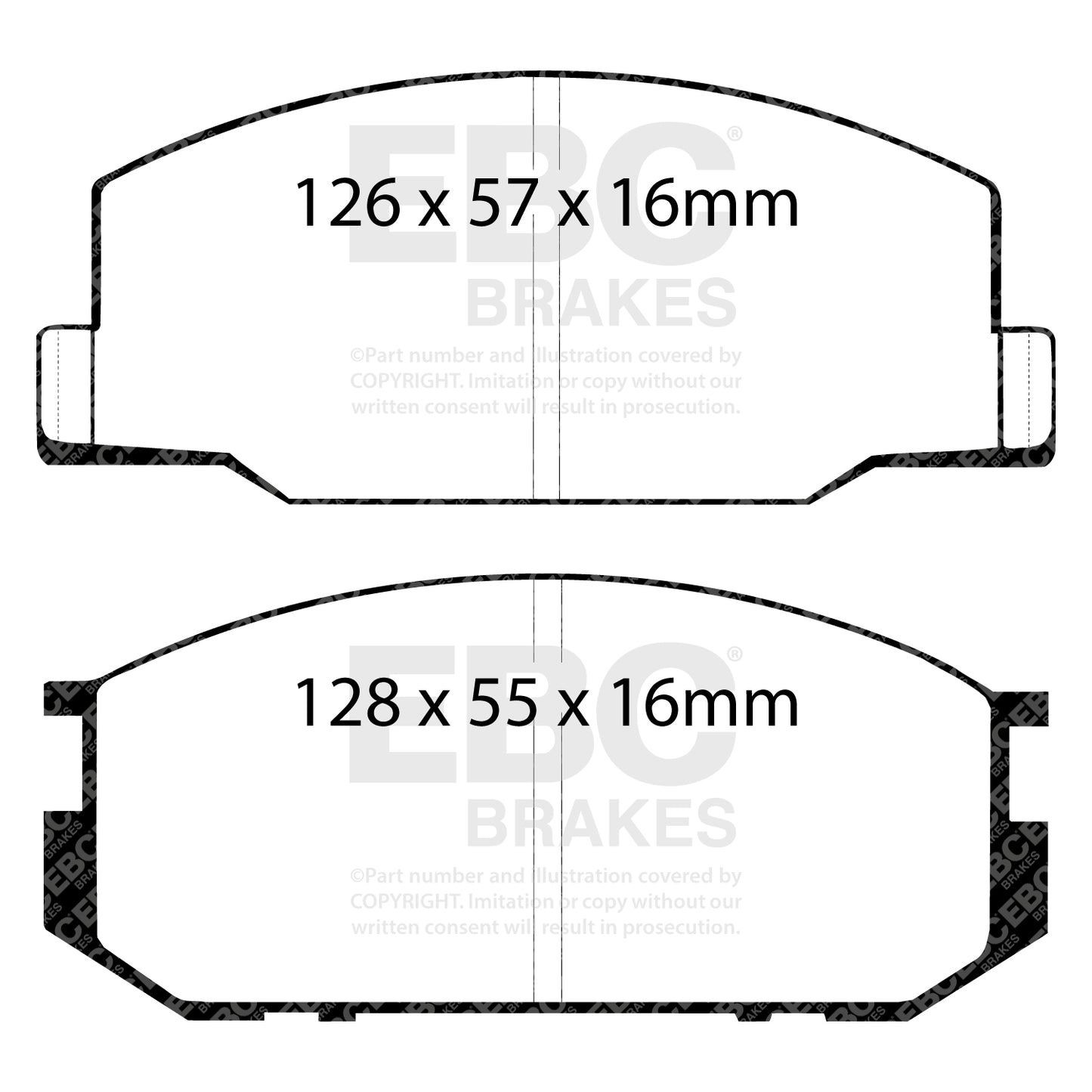 EBC Ultimax OE Replacement Brake Pad Set (DP456)