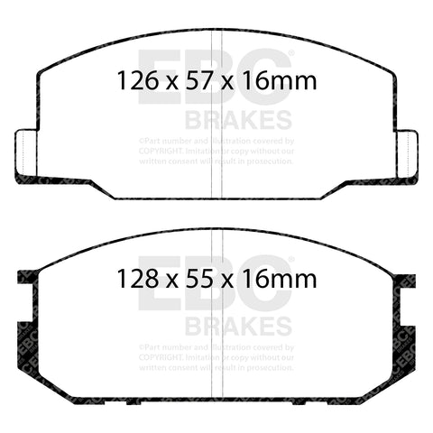 EBC Ultimax OE Replacement Brake Pad Set (DP456)