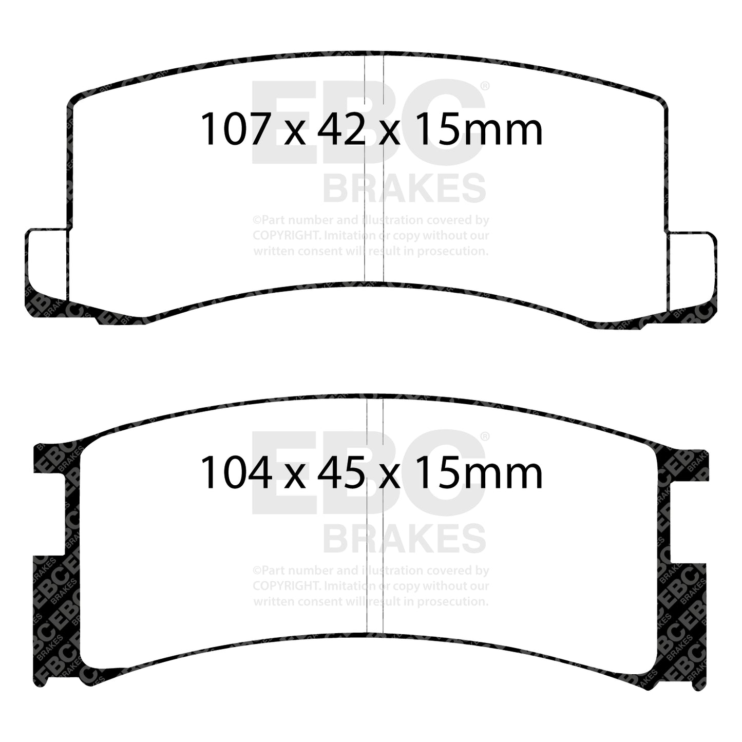 EBC Ultimax OE Replacement Brake Pad Set (DP457)