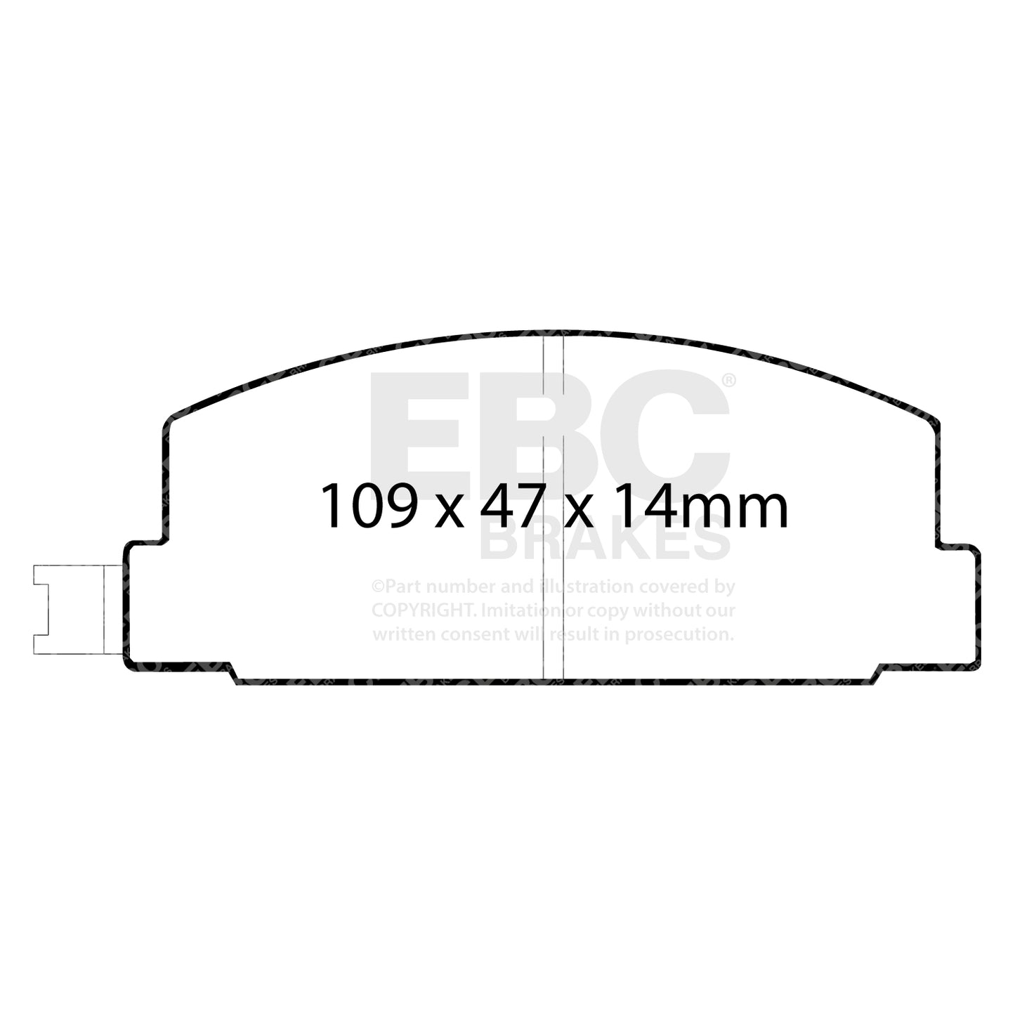 EBC Ultimax OE Replacement Brake Pad Set (DP469)