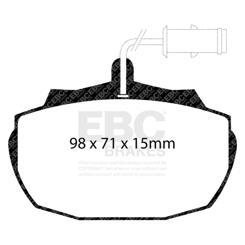 EBC Ultimax OE Replacement Brake Pad Set (DP471)