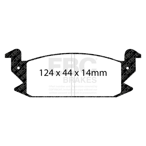 EBC Ultimax OE Replacement Brake Pad Set (DP475)