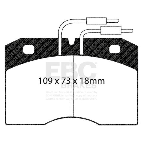 EBC Ultimax OE Replacement Brake Pad Set (DP510)