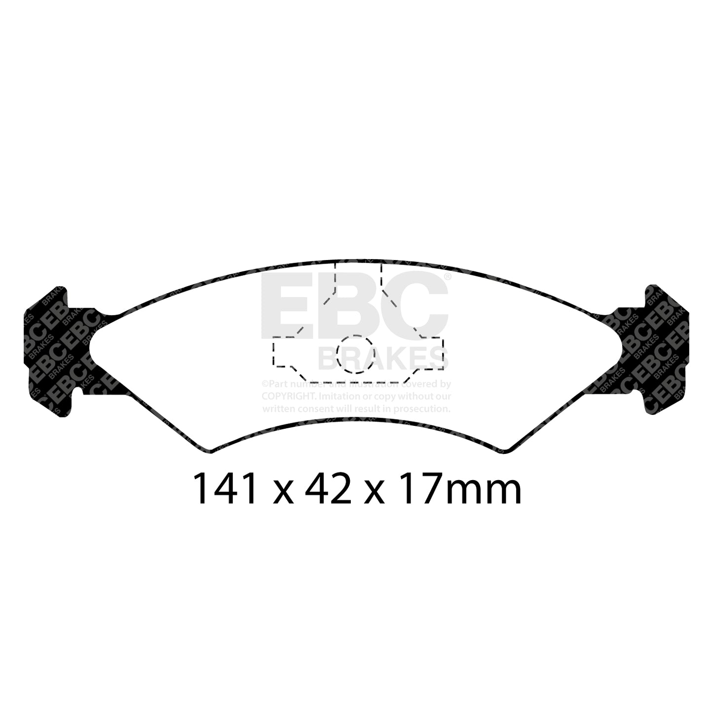 EBC Ultimax OE Replacement Brake Pad Set (DP512)