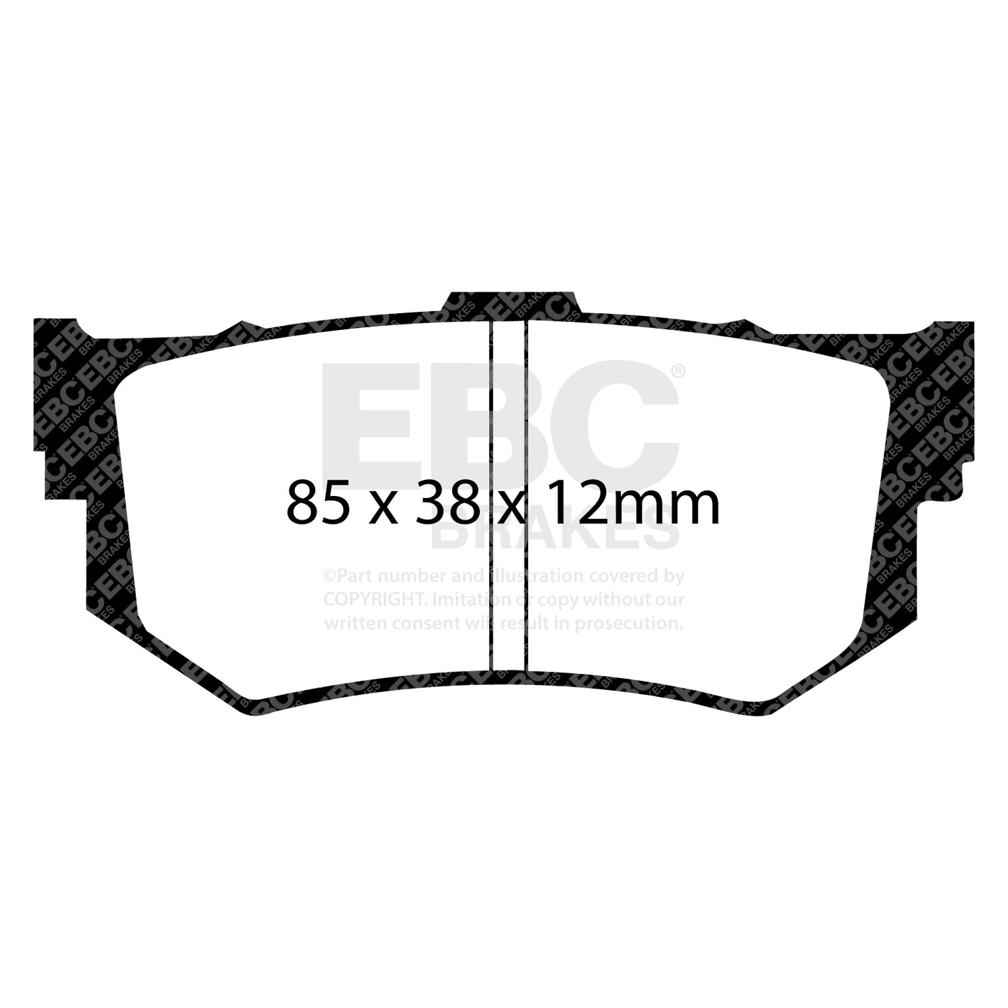 EBC Ultimax OE Replacement Brake Pad Set (DP514/2)