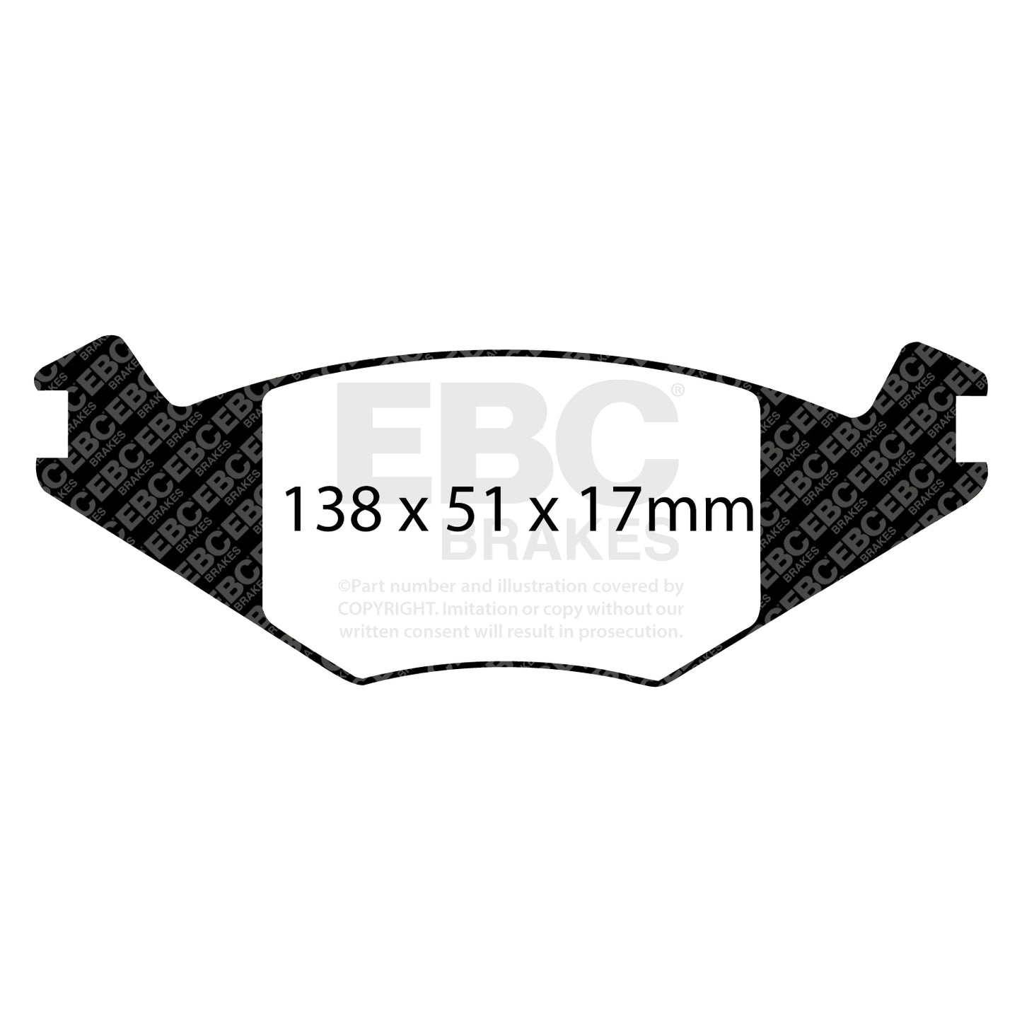 EBC Ultimax OE Replacement Brake Pad Set (DP515)