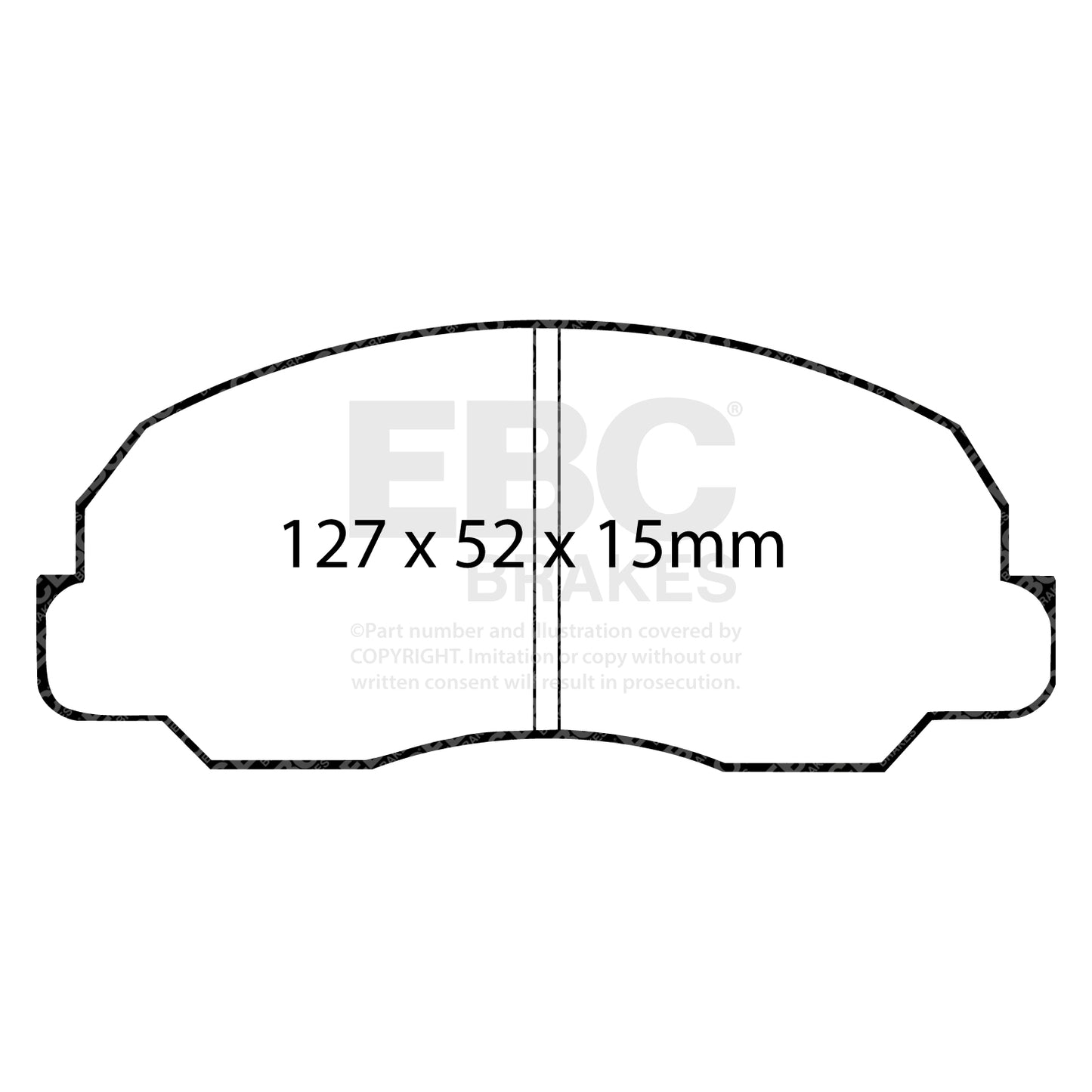 EBC Ultimax OE Replacement Brake Pad Set (DP541)