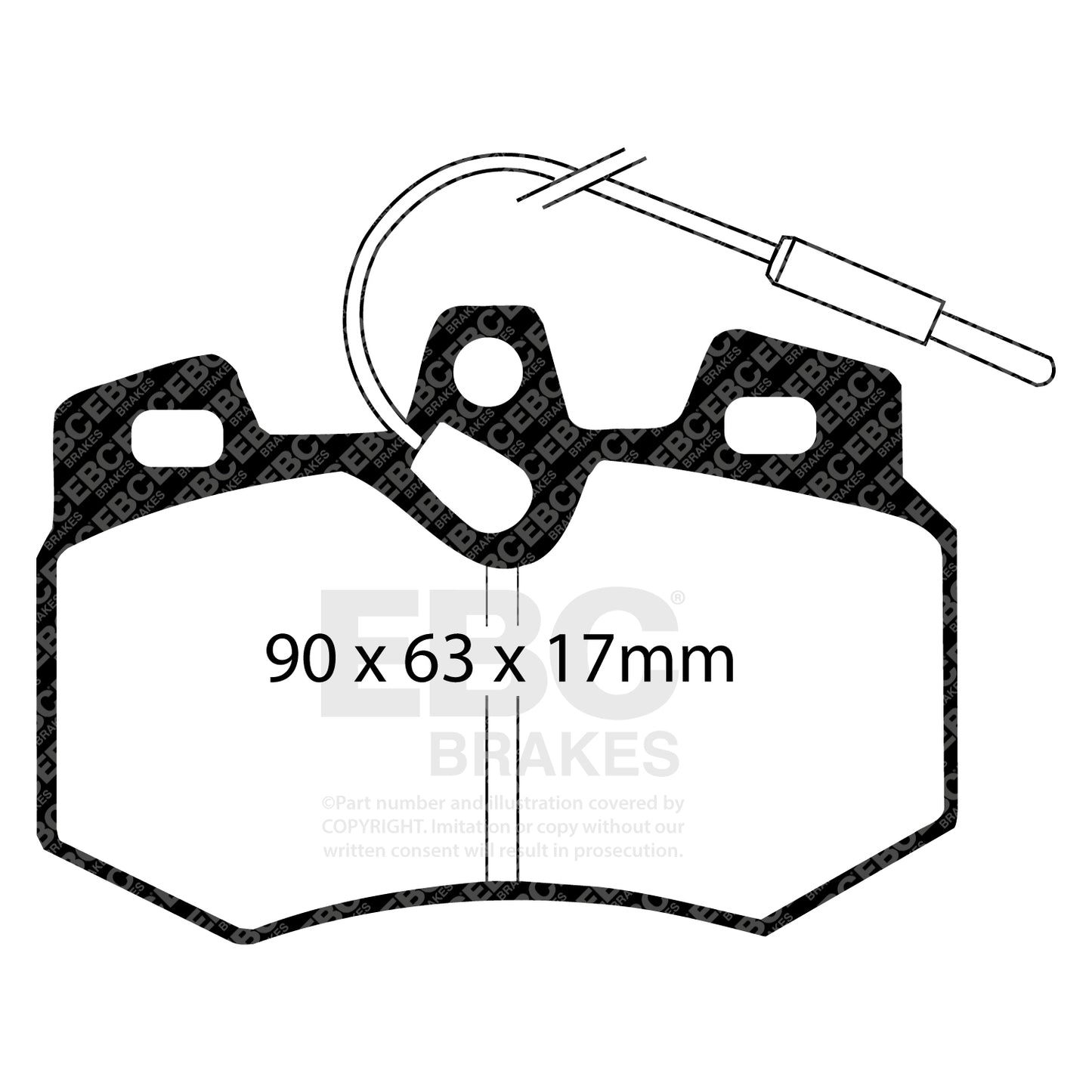 EBC Ultimax OE Replacement Brake Pad Set (DP575)