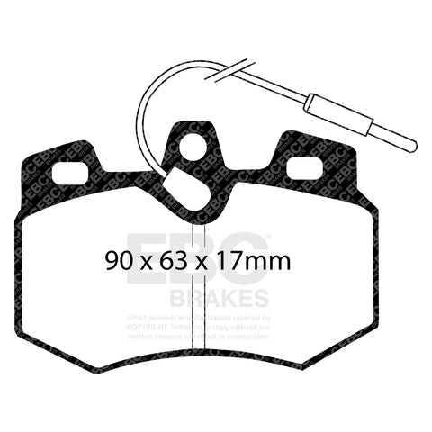 EBC Ultimax OE Replacement Brake Pad Set (DP575/4)