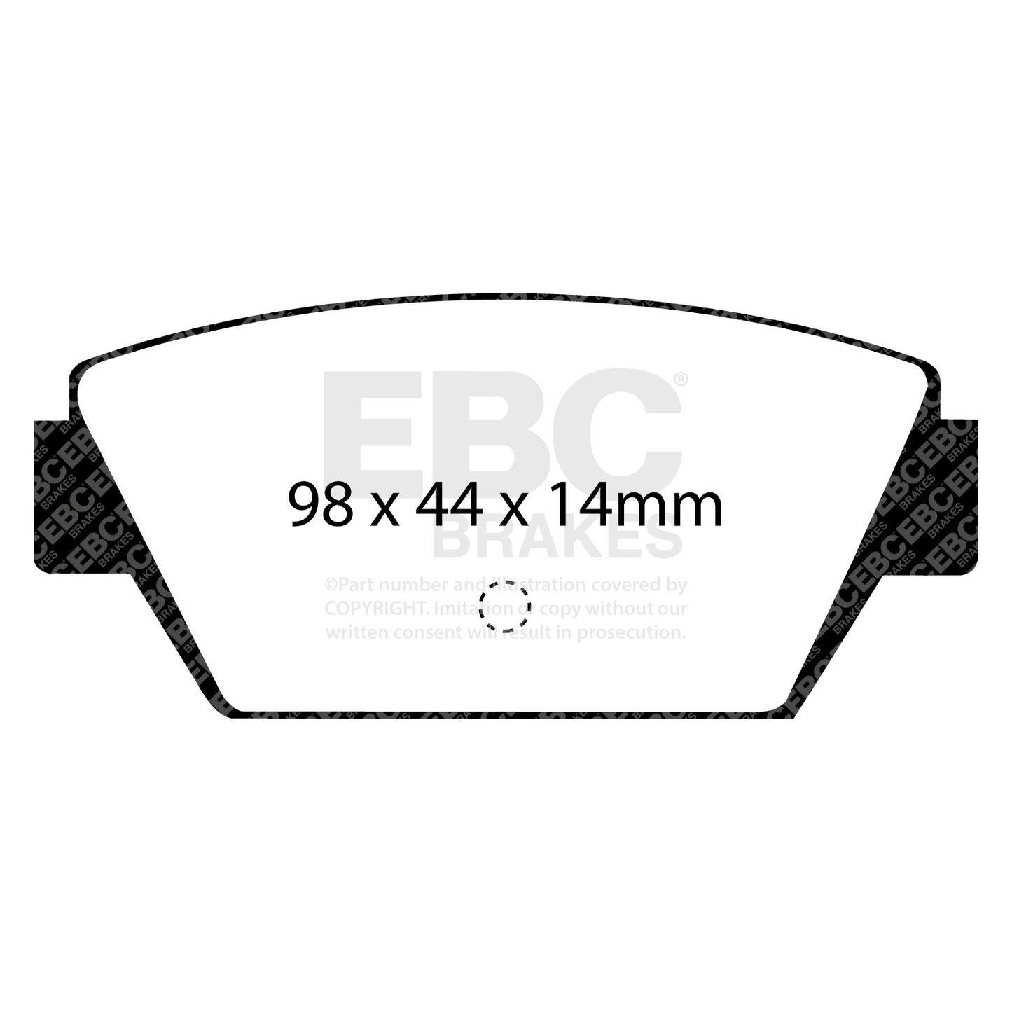 EBC Ultimax OE Replacement Brake Pad Set (DP576)