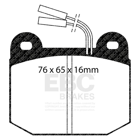 EBC Ultimax OE Replacement Brake Pad Set (DP578)