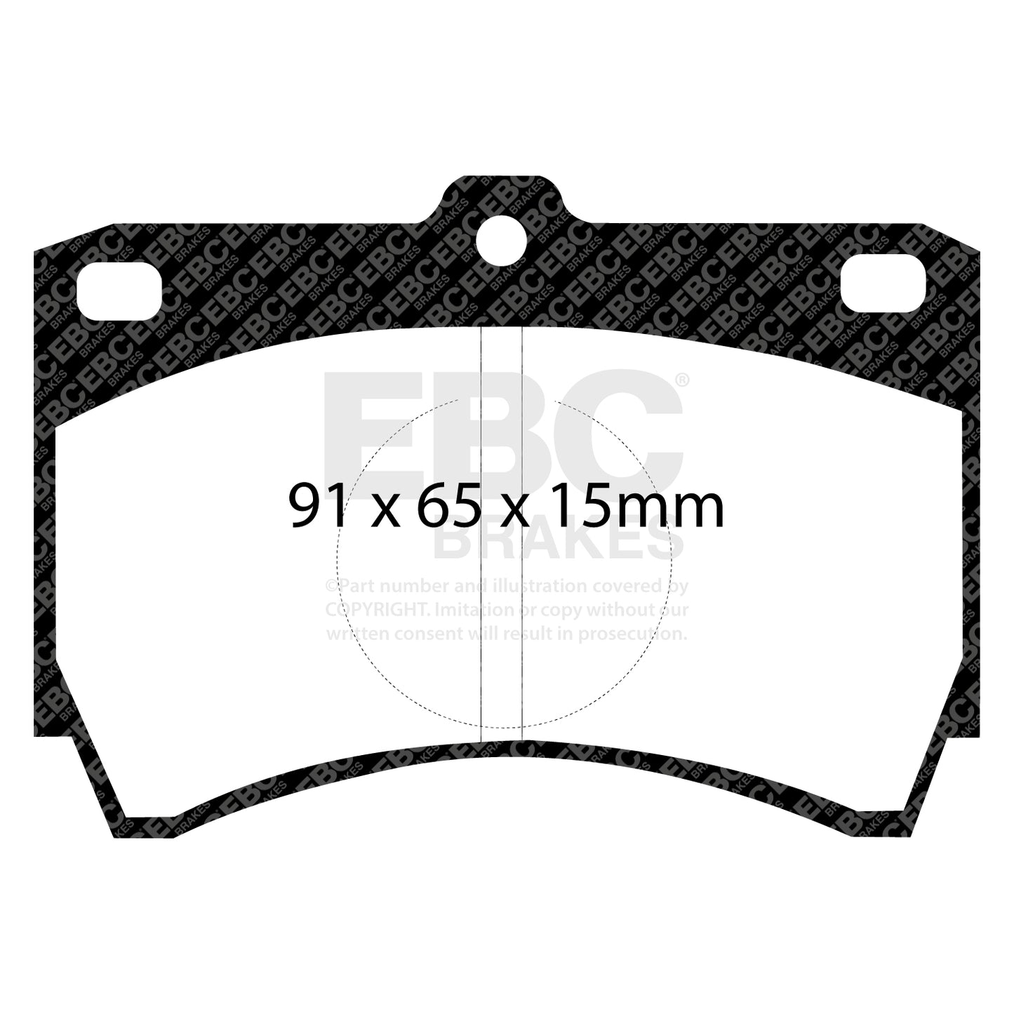 EBC Ultimax OE Replacement Brake Pad Set (DP607)