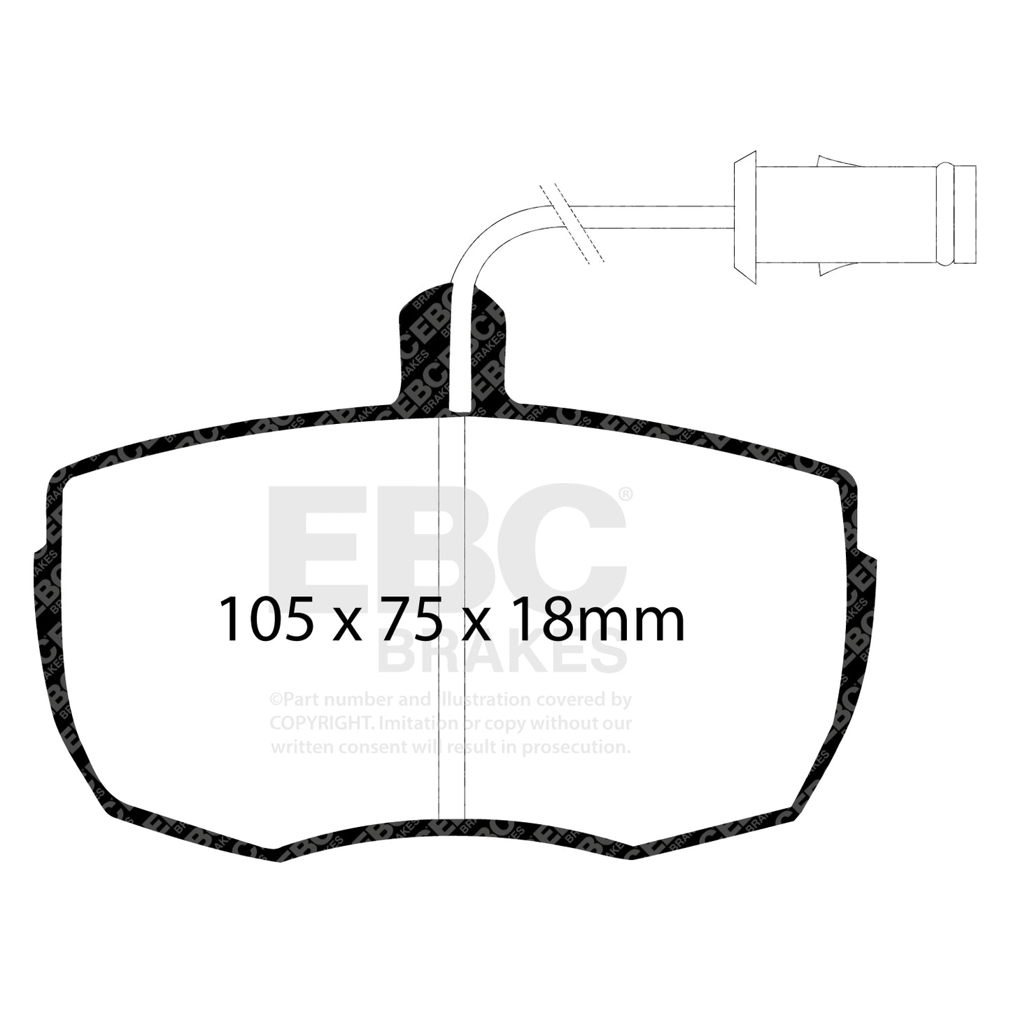 EBC Greenstuff 6000 Series Truck and SUV Brake Pad Set (DP6622)