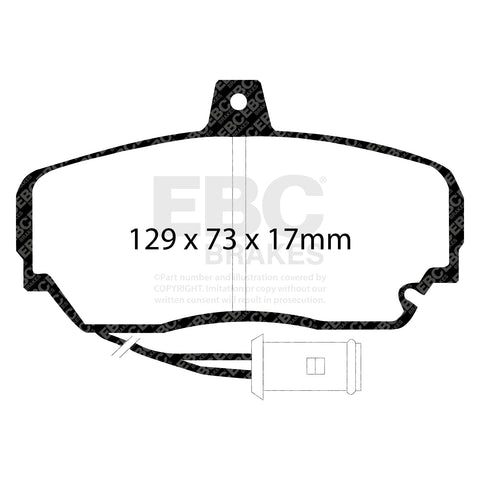 EBC Ultimax OE Replacement Brake Pad Set (DP630)