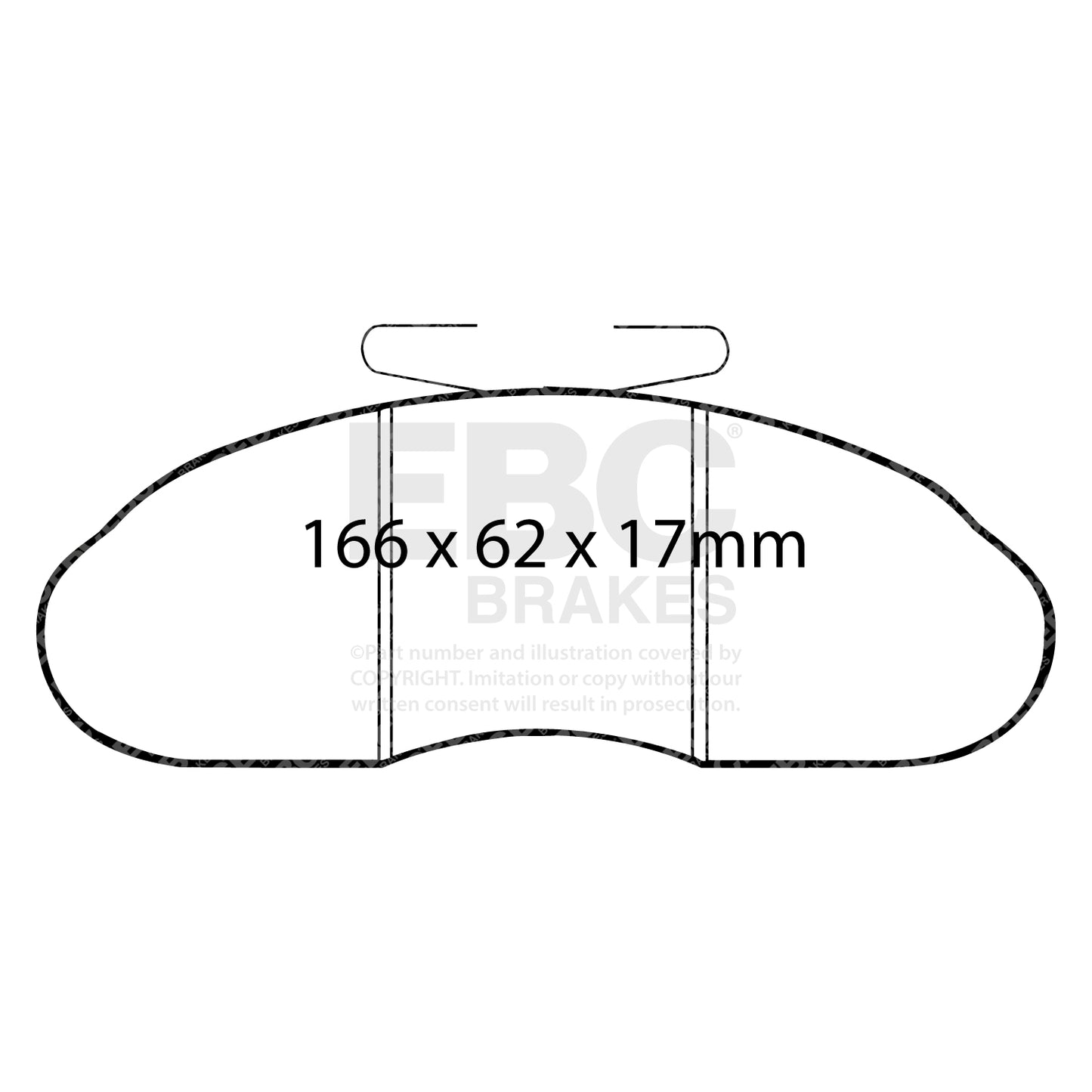 EBC Ultimax OE Replacement Brake Pad Set (DP633)