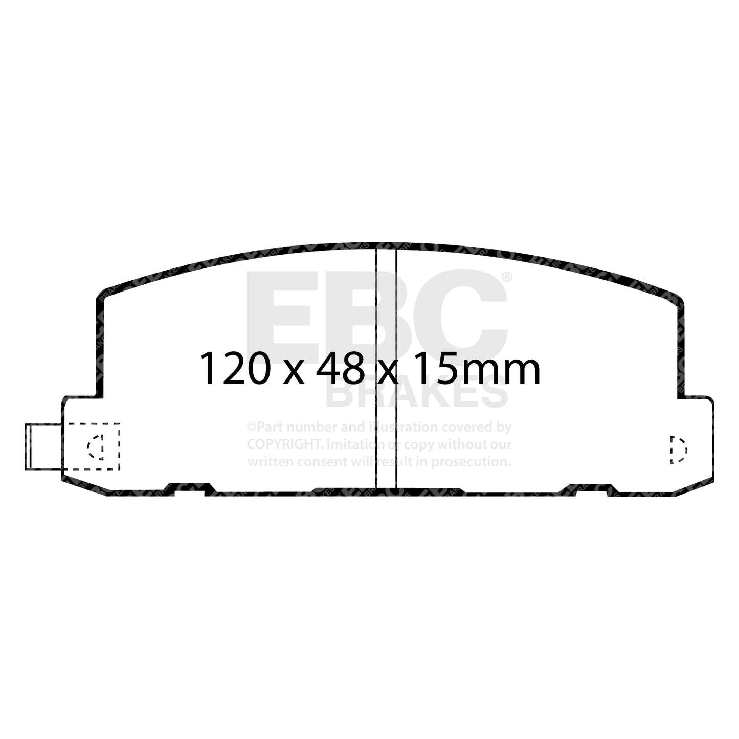 EBC Ultimax OE Replacement Brake Pad Set (DP649)