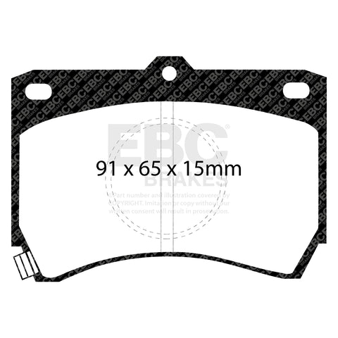 EBC Ultimax OE Replacement Brake Pad Set (DP655)