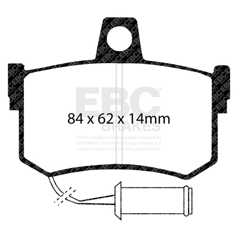 EBC Ultimax OE Replacement Brake Pad Set (DP662)