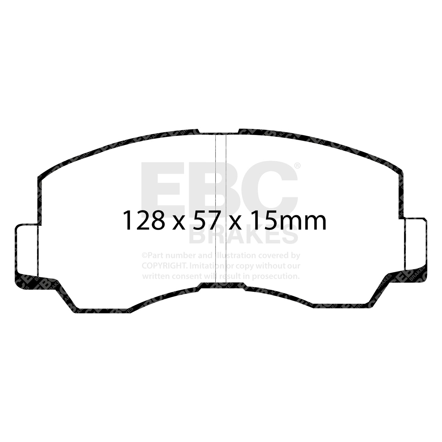 EBC Ultimax OE Replacement Brake Pad Set (DP667)