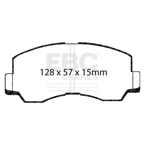 EBC Ultimax OE Replacement Brake Pad Set (DP667)