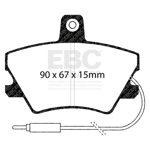 EBC Ultimax OE Replacement Brake Pad Set (DP668)