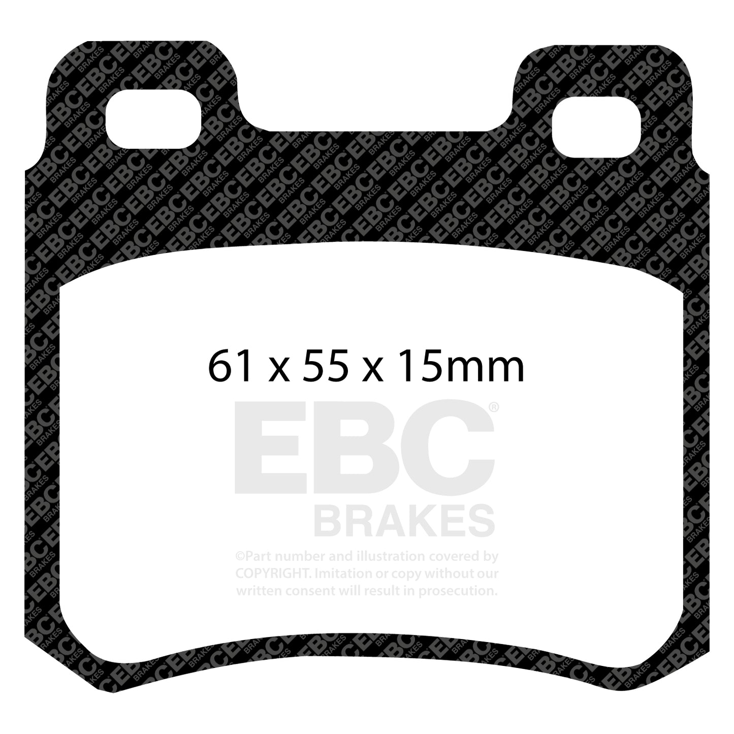 EBC Redstuff 3000 Series Sport Brake Pad Set (DP3671C)