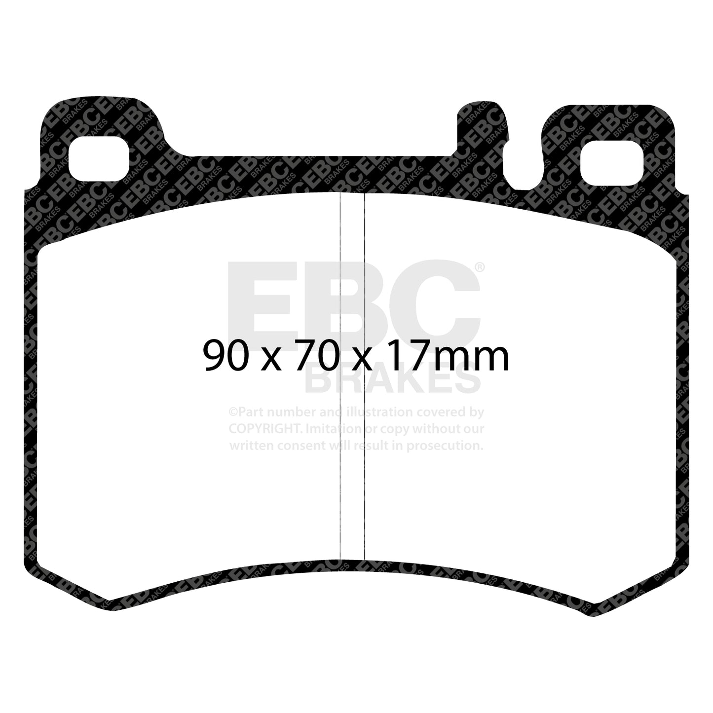 EBC Ultimax OE Replacement Brake Pad Set (DP681)