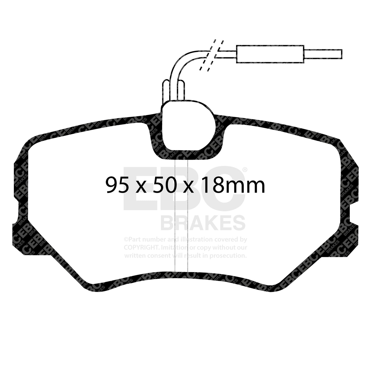 EBC Ultimax OE Replacement Brake Pad Set (DP687)