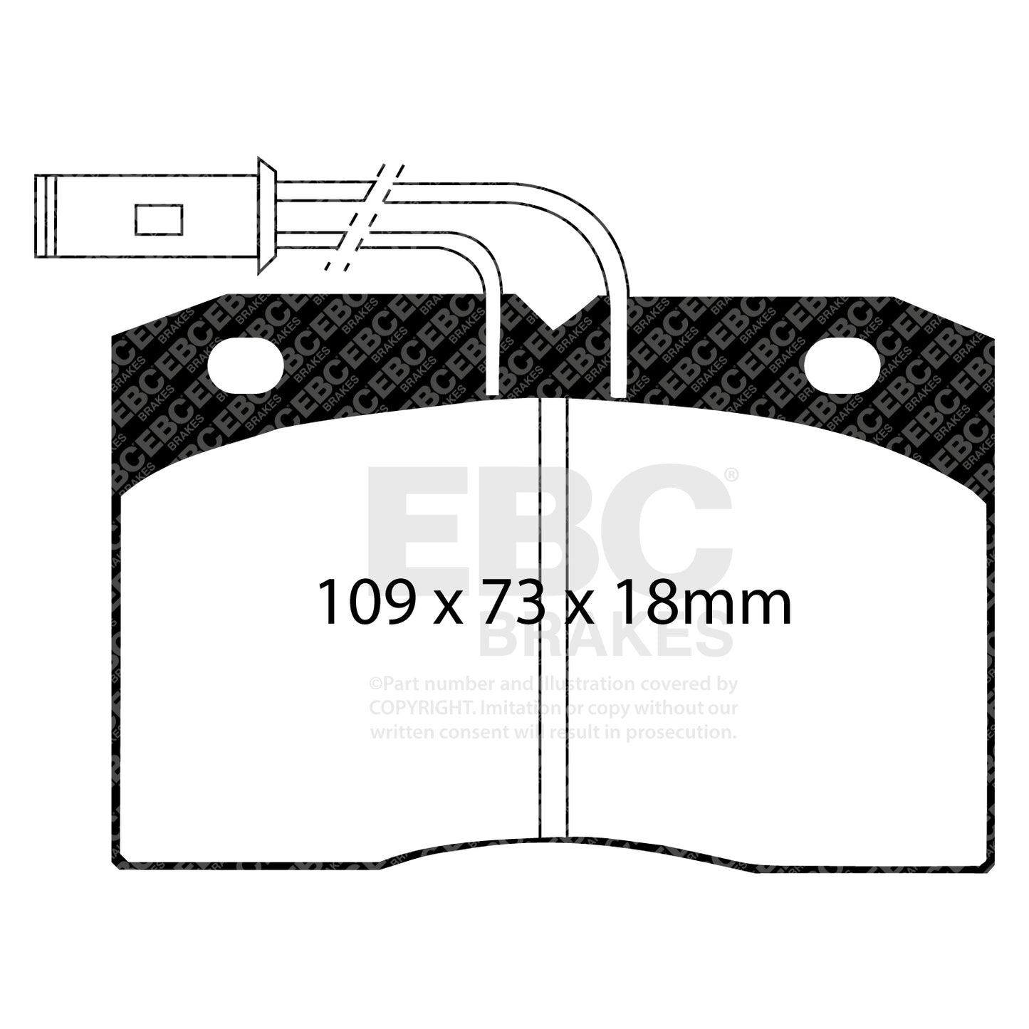 EBC Ultimax OE Replacement Brake Pad Set (DP702)