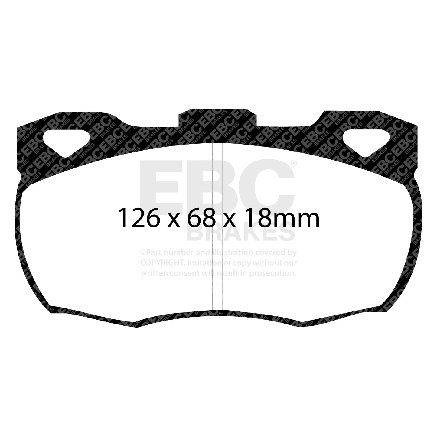 EBC Ultimax OE Replacement Brake Pad Set (DP708)