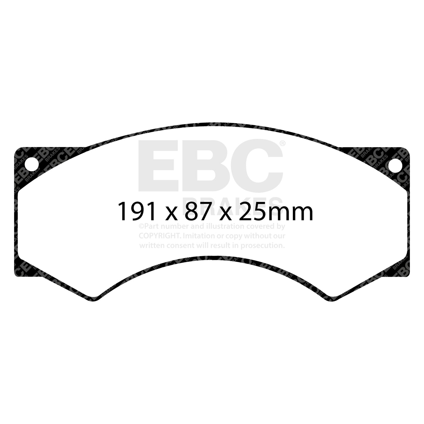 EBC Ultimax OE Replacement Brake Pad Set (DP715)