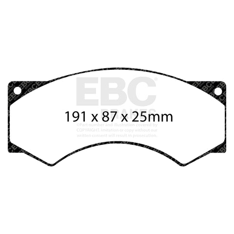 EBC Ultimax OE Replacement Brake Pad Set (DP715)