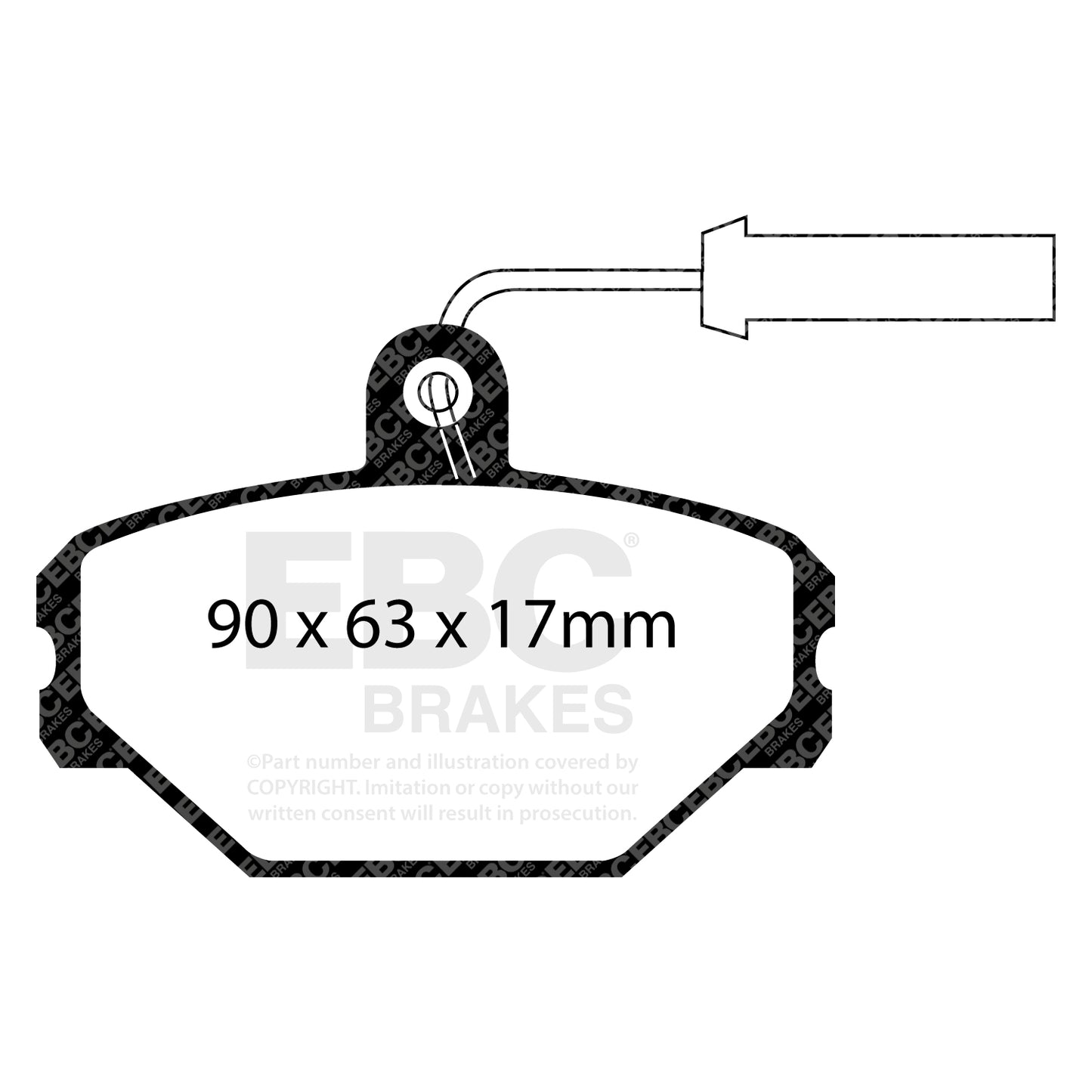 EBC Ultimax OE Replacement Brake Pad Set (DP718)