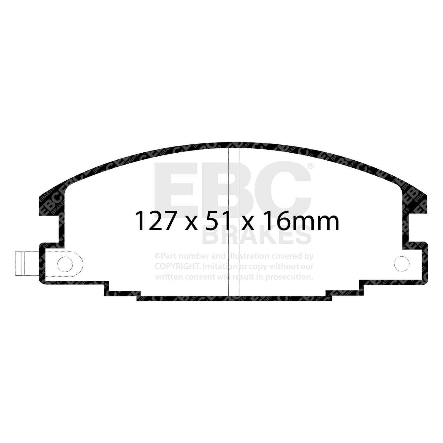 EBC Ultimax OE Replacement Brake Pad Set (DP746)