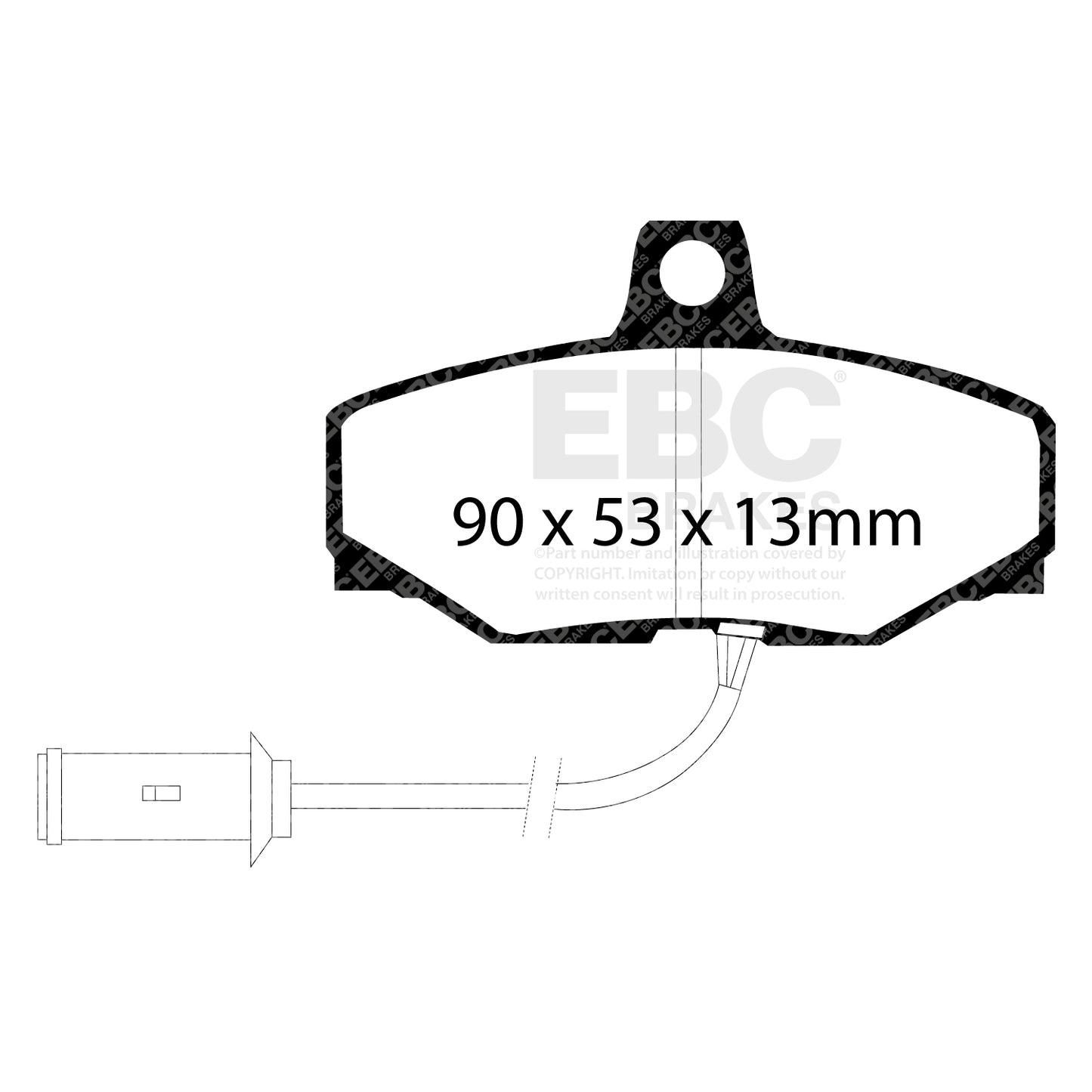 EBC Ultimax OE Replacement Brake Pad Set (DP757)