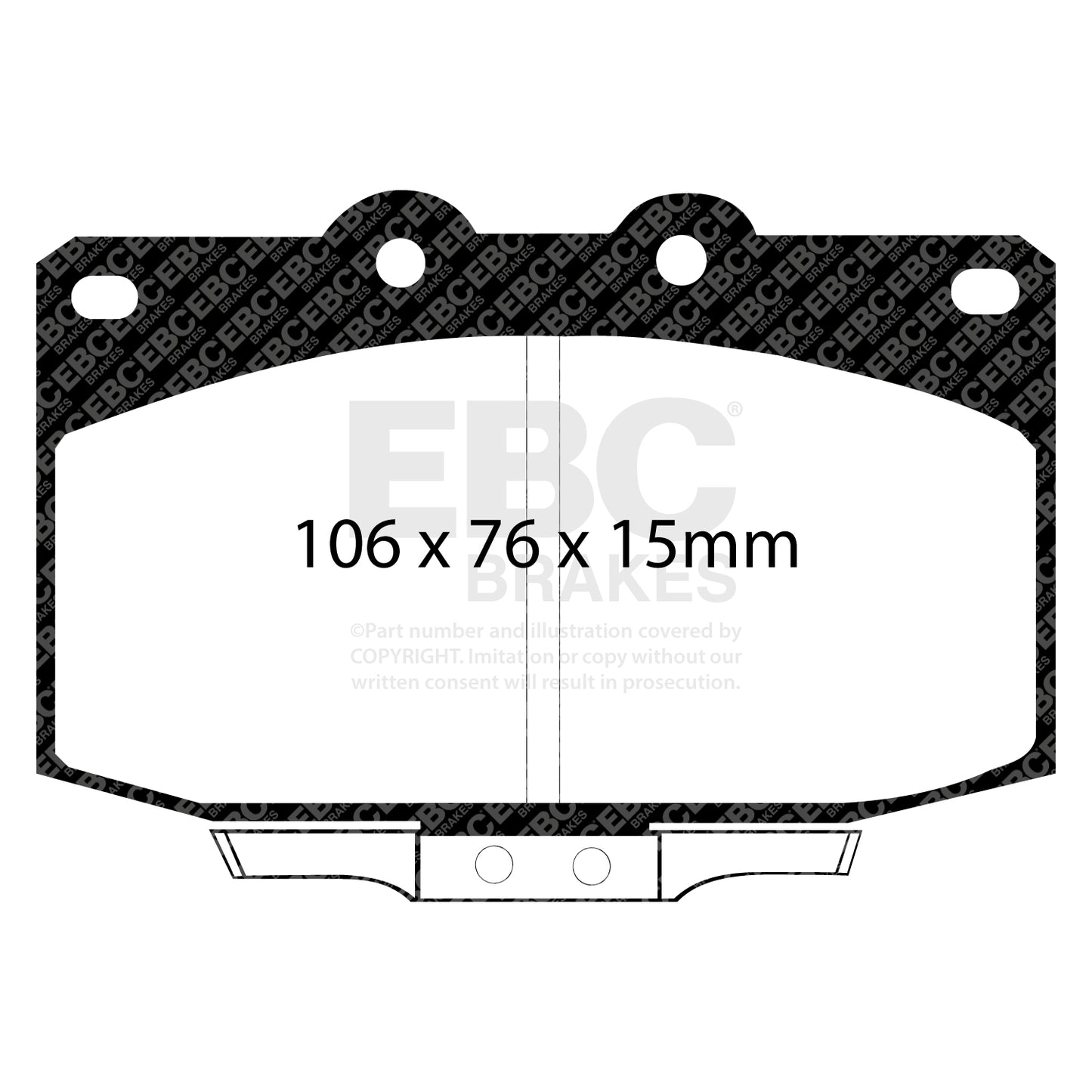 EBC Bluestuff NDX Trackday Brake Pad Set (DP5763NDX)