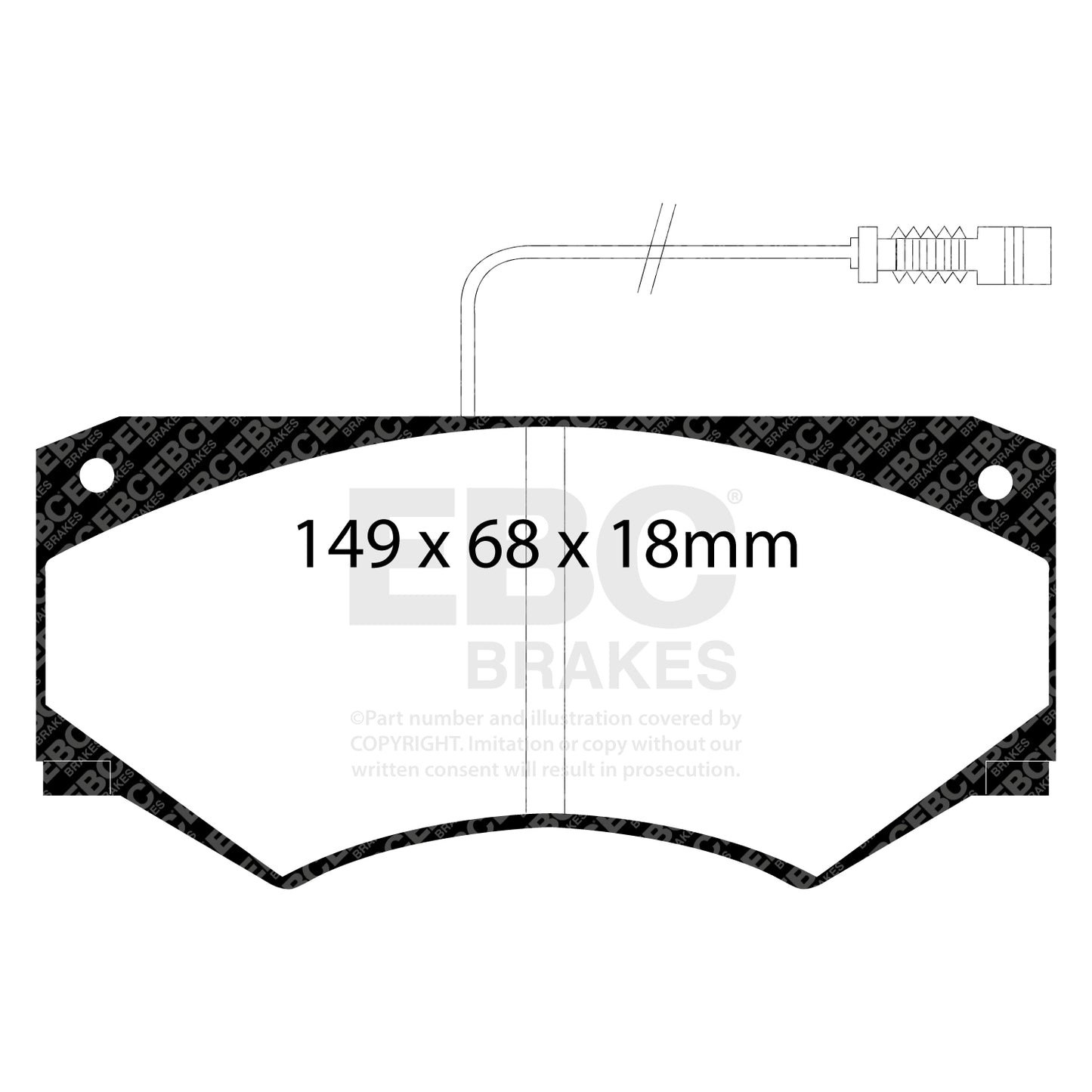 EBC Ultimax OE Replacement Brake Pad Set (DP786)