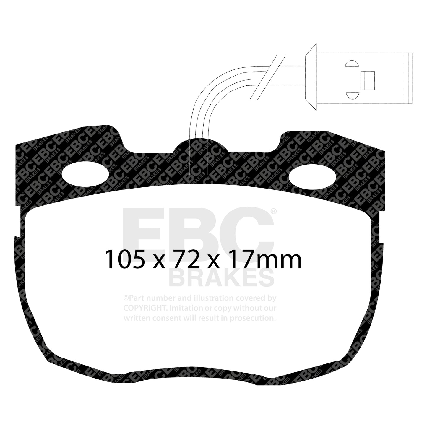 EBC Ultimax OE Replacement Brake Pad Set (DP814)