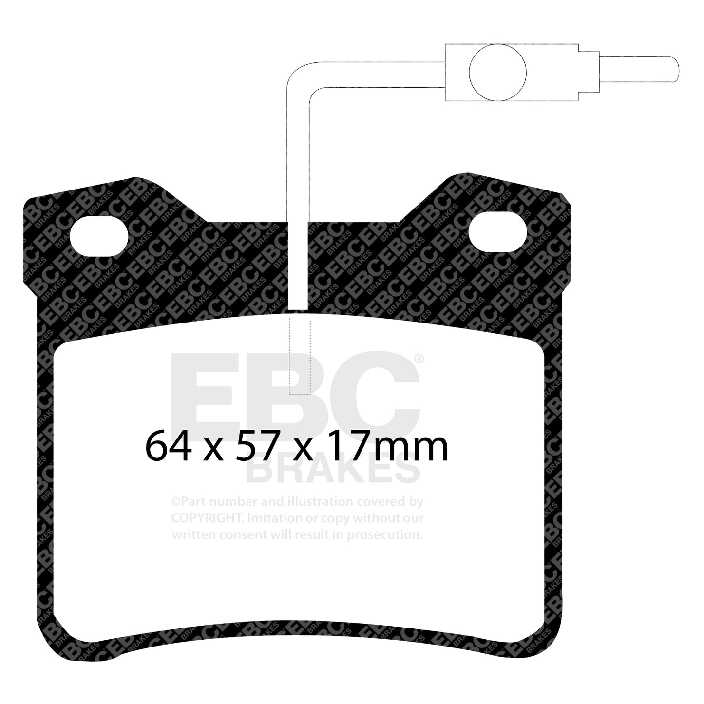 EBC Greenstuff 2000 Series Sport Brake Pad Set (DP2816)