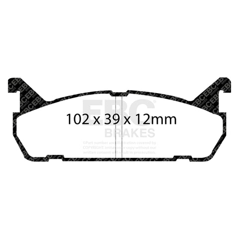 EBC Ultimax OE Replacement Brake Pad Set (DP828)