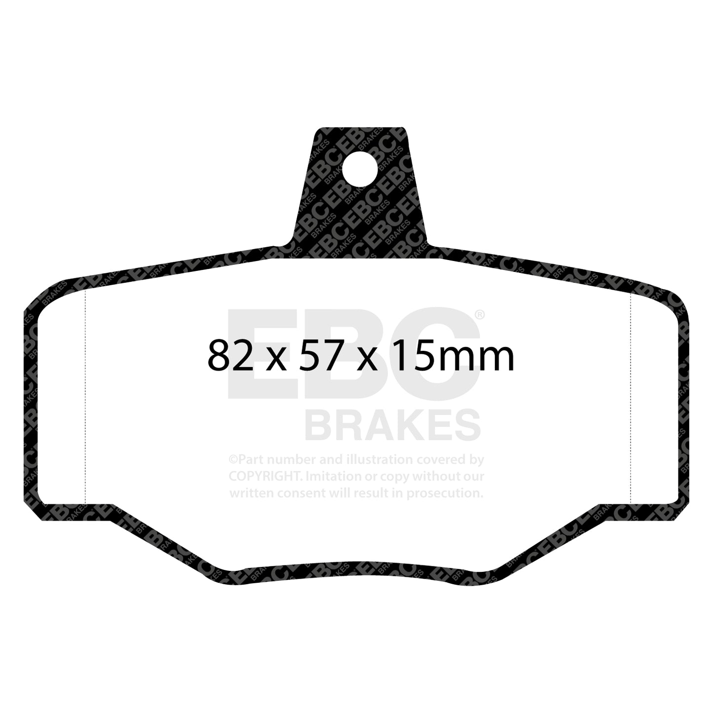 EBC Ultimax OE Replacement Brake Pad Set (DP834)