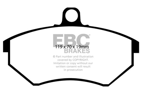 EBC Ultimax OE Replacement Brake Pad Set (DP841/2)