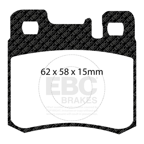 EBC Yellowstuff 4000 Series Street and Track Brake Pad Set (DP4846R)