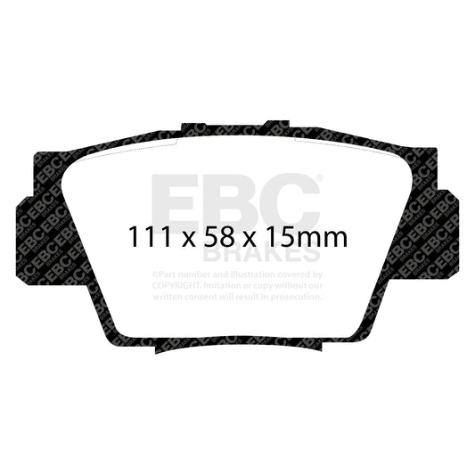 EBC Redstuff 3000 Series Sport Brake Pad Set (DP3873C)