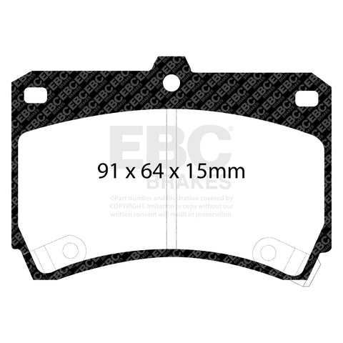 EBC Ultimax OE Replacement Brake Pad Set (DP884)