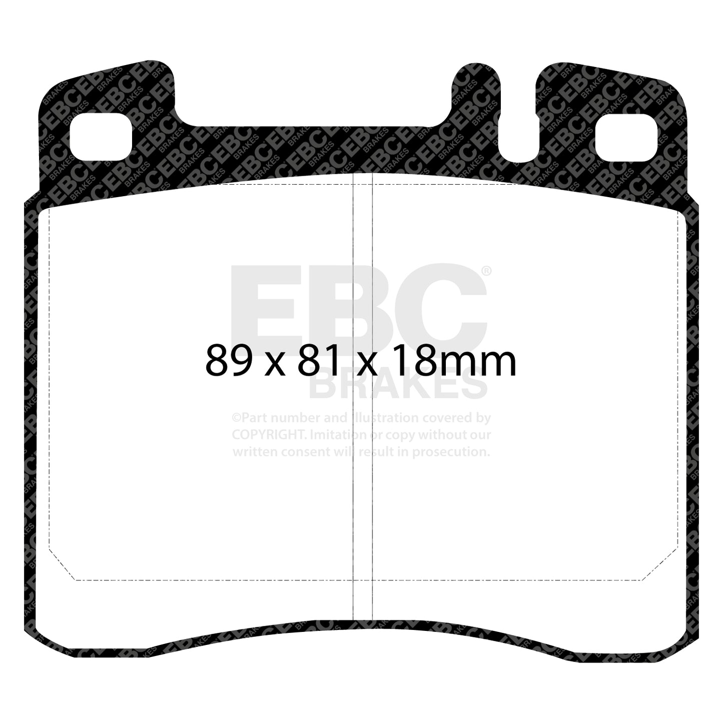 EBC Greenstuff 2000 Series Sport Brake Pad Set (DP2888)