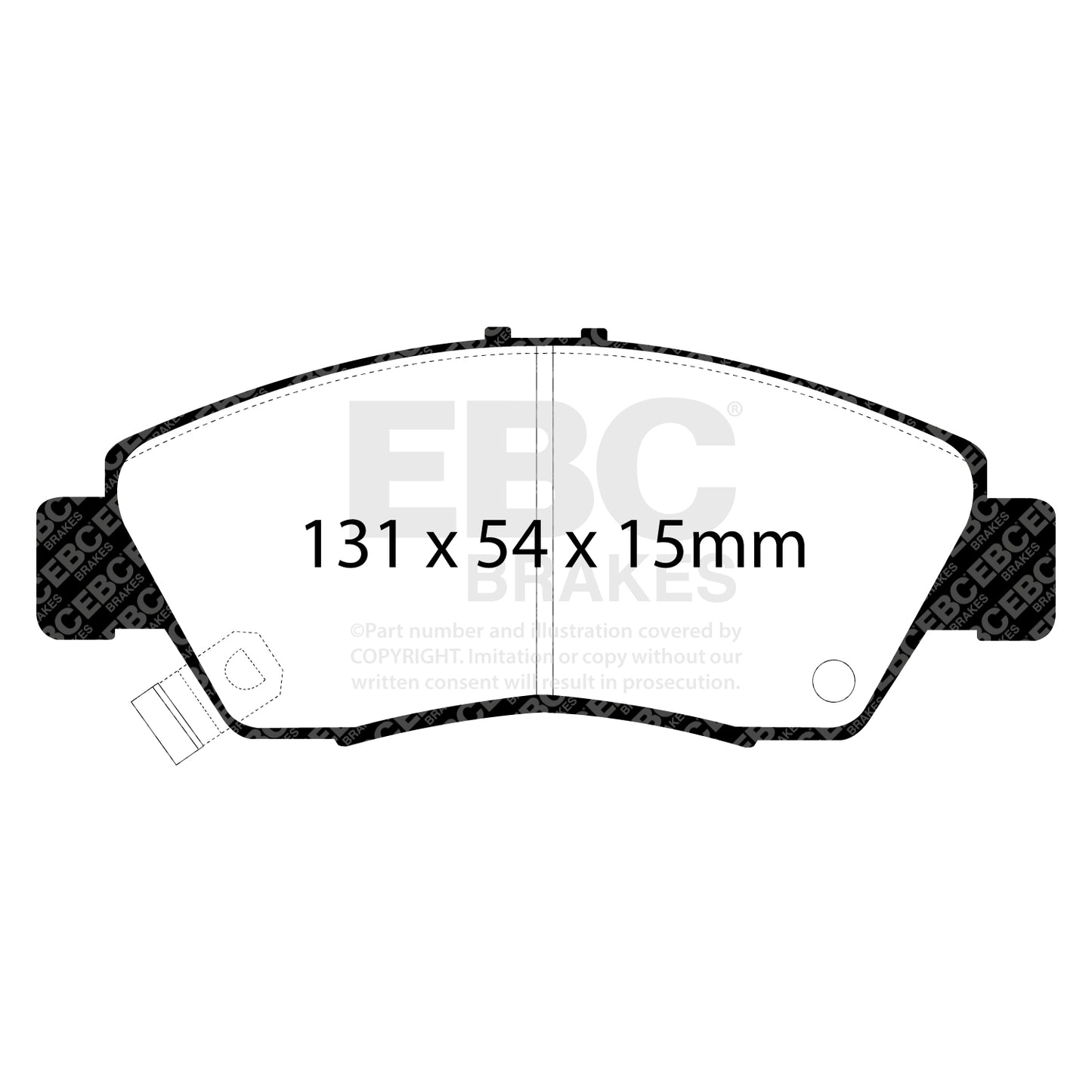 EBC Greenstuff 2000 Series Sport Brake Pad Set (DP2890)